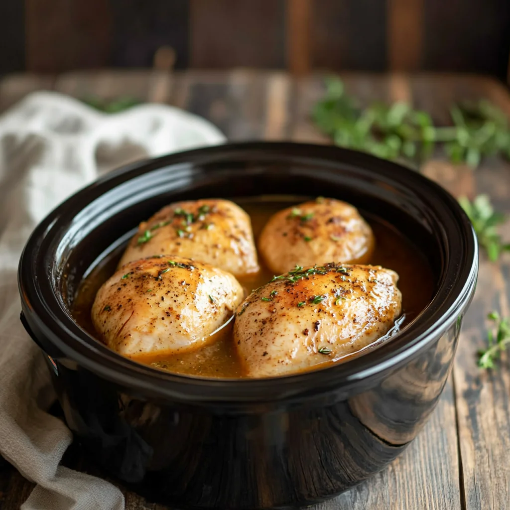 Frozen chicken crock pot